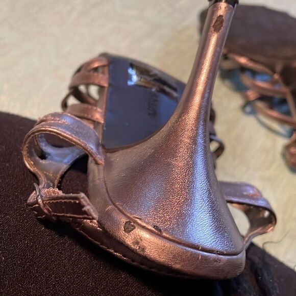 APT. 9 sling back stiletto Payton Pewter sandals, size 8.5 - Picture 10 of 11